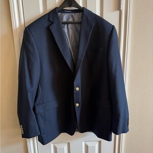 Stafford Dark Blue Blazer %100 Wool with Gold Buttons
